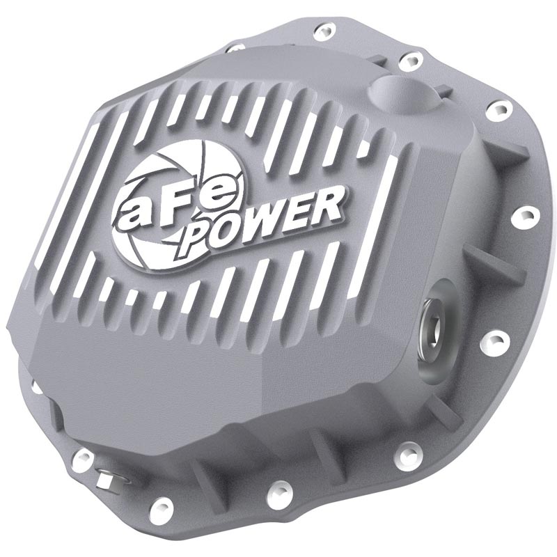 afe Rear Differential Cover (Raw; Street Series); Dodge Diesel Trucks 94-02 L6-5.9L (td)