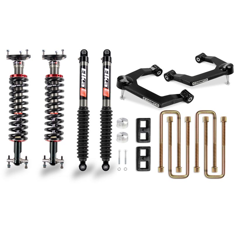Cognito 210P1137 3" Leveling Lift Kit With Elka 2.0 IFP Shocks XDP