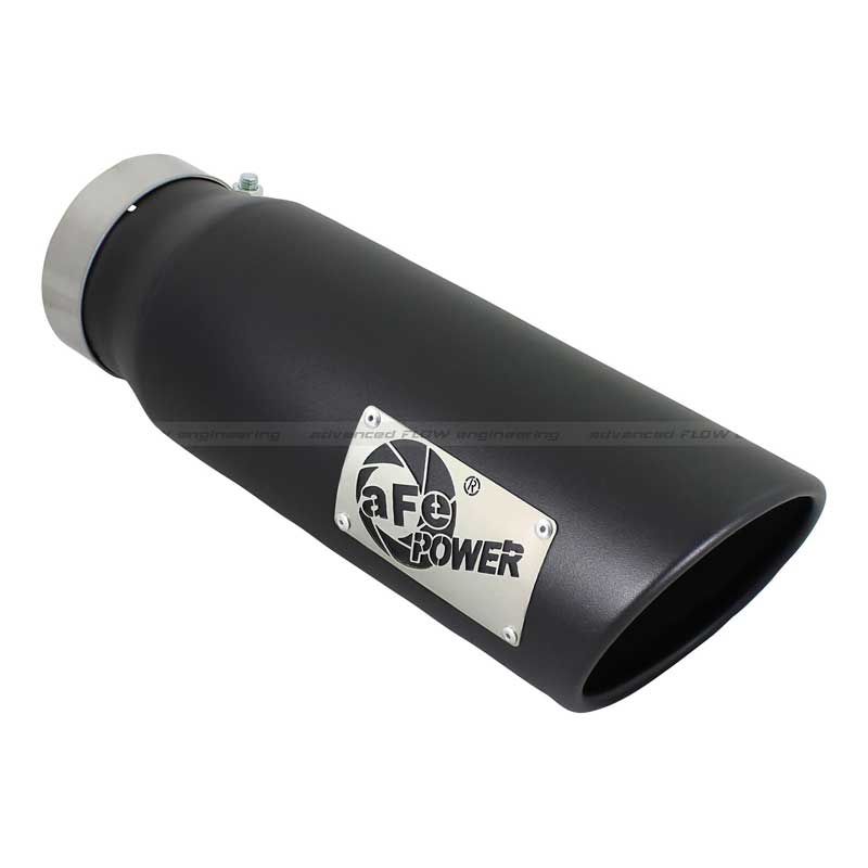 AFE 49T40501B15 Black Exhaust Tip