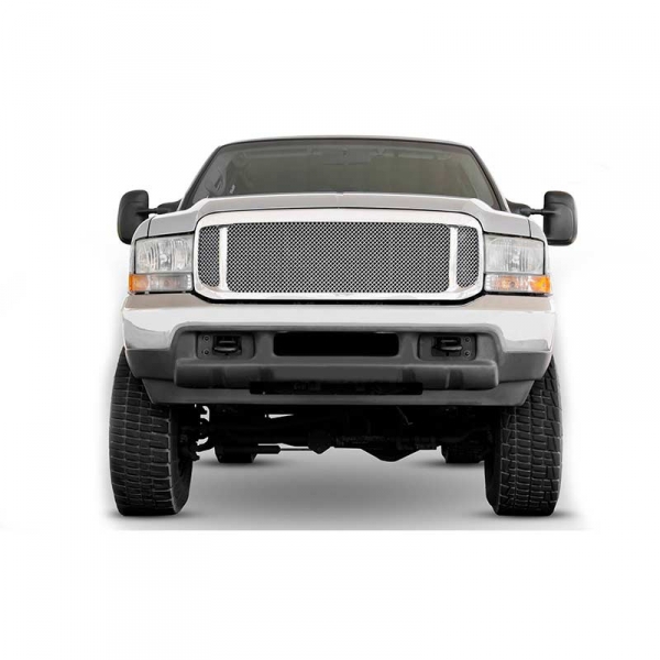T-Rex 50571 Billet Series Polished Mesh 1-Piece Grille Replacement