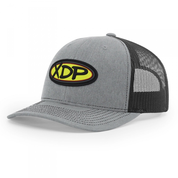 XDP - Trucker Hat with PVC 3D Patch - Grey/Black
