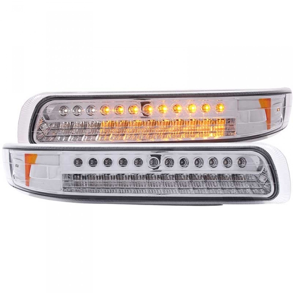 Image 1 for Anzo Chrome LED Parking Lights 511054