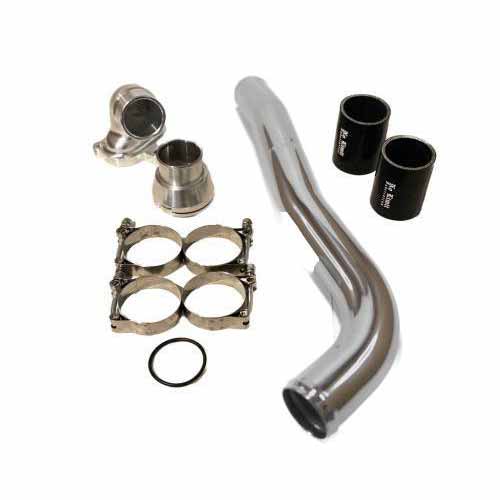 Image 1 for No Limit Fabrication 67UCHKP17 Polished Upper Coolant Hose Kit