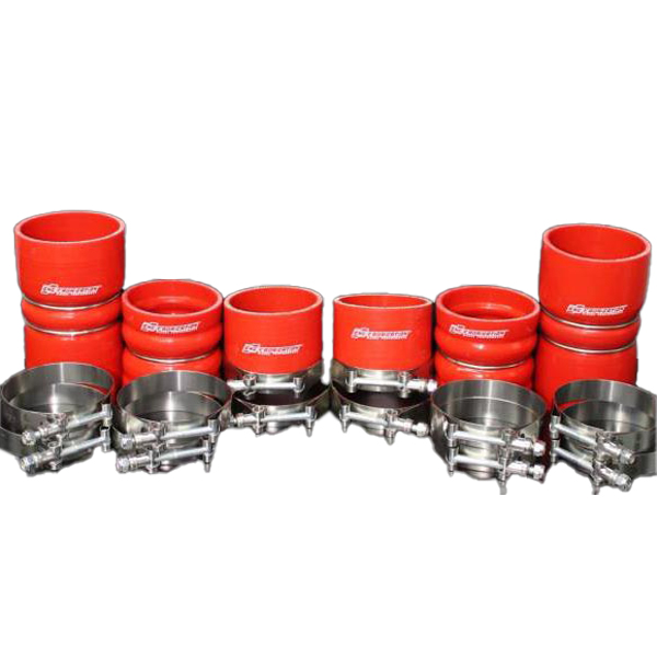 CNC Fabrication 423025 Intercooler Boot Kit Red XDP