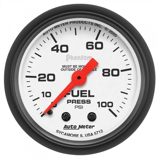 Image 1 for Auto Meter Phantom Series Fuel Pressure Gauge 5712