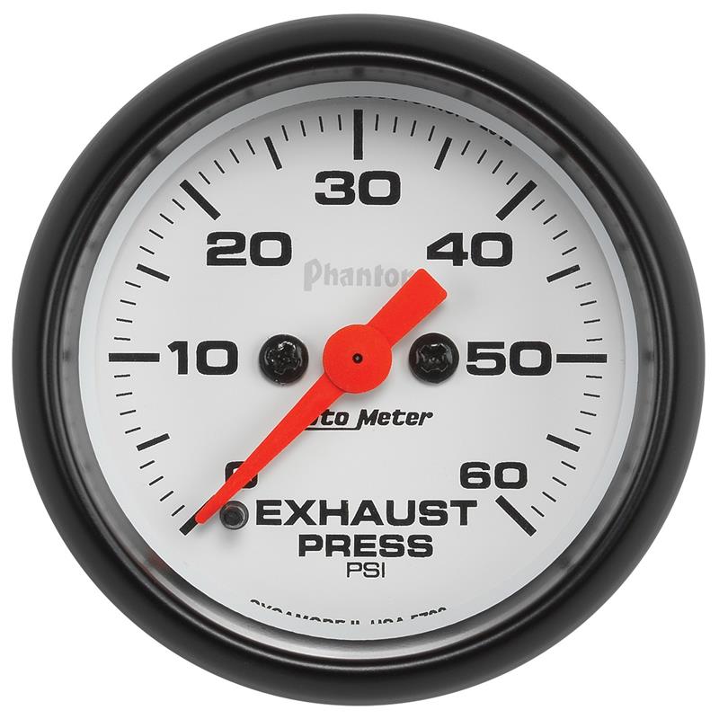 Auto Meter 5792 Phantom Series Exhaust Pressure Gauge XDP