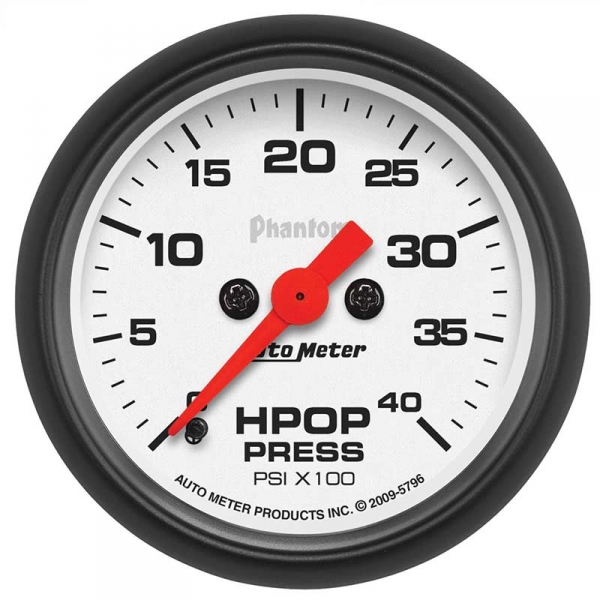 Image 1 for Auto Meter Phantom Series HPOP Pressure Gauge 5796