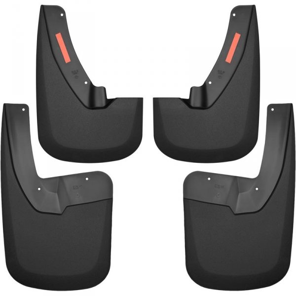 Image 1 for Husky Liners 58186 Black Custom Molded Mud Guard Set
