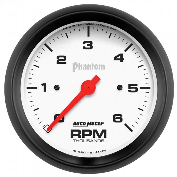Image 1 for Auto Meter 5875 Phantom Series 3-3/8" In-Dash Tachometer