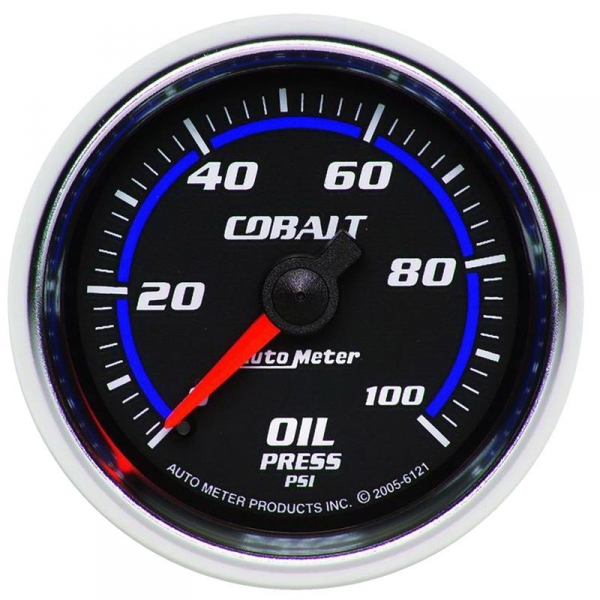 Image 1 for Auto Meter Cobalt Series Oil Pressure Gauge 6121