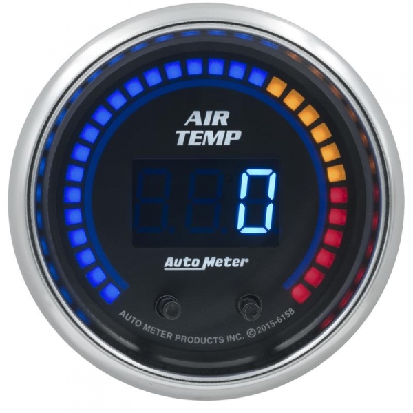 Image 1 for Auto Meter 6158 Cobalt Series Dual Channel Air Temp Gauge