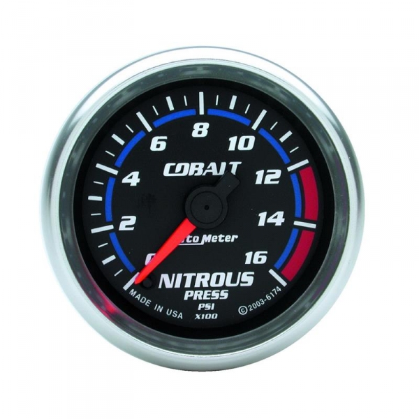 Image 1 for Auto Meter Cobalt Series Nitrous Pressure Gauge 6174