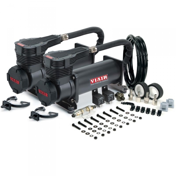 Viair 48542 Dual Stealth Black 485C 200 PSI Air Compressor Value