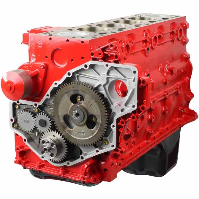 Industrial Injection Reman Stock Short Block Crate Engine PDM59STKSB3