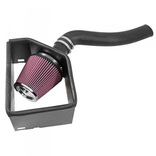 K&N 63-1571 Performance Air Intake System with Blue Air Filter Wrap 