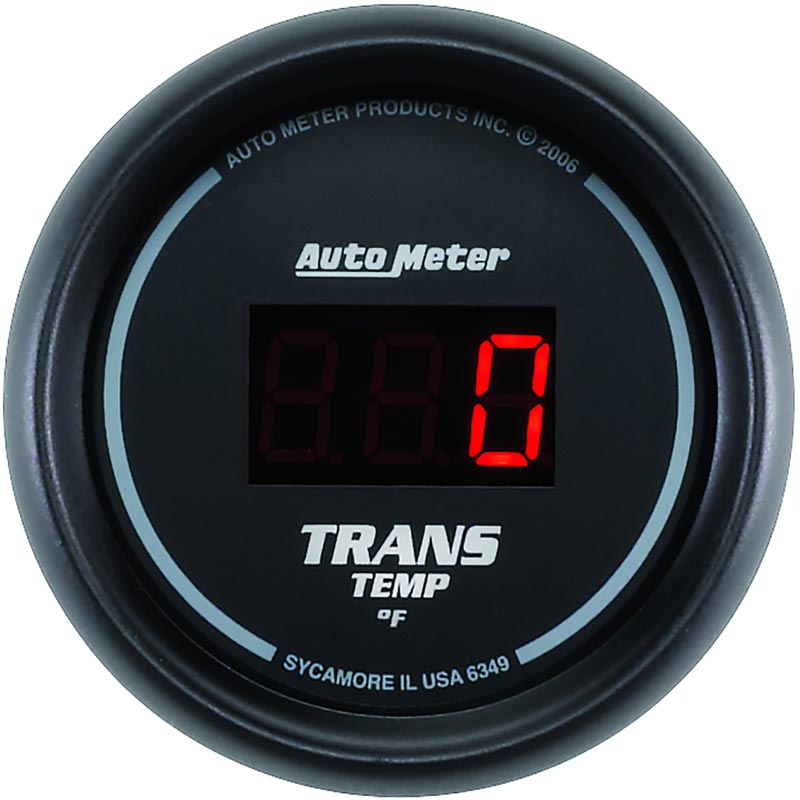 Auto Meter 6349 Digital Transmission Temp Gauge XDP