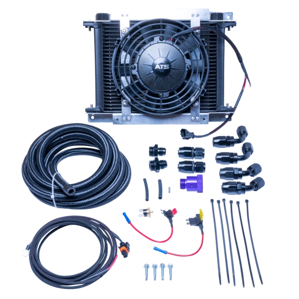 Image 1 for ATS 25-Row Auxiliary Transmission Cooler Kit With Fan 3109002000