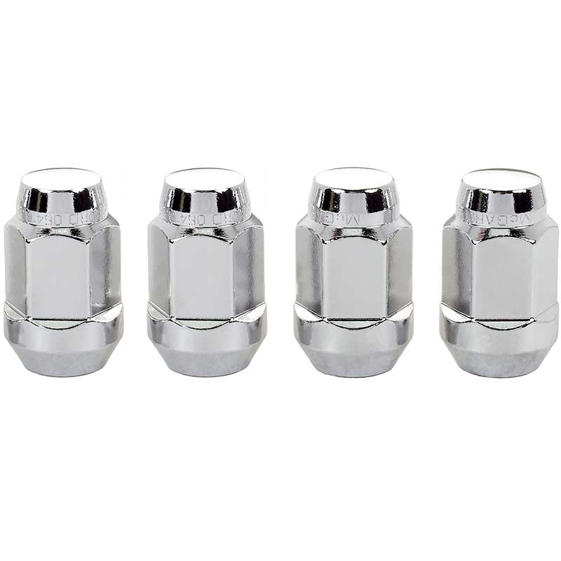 ❁181881❁ McGard 64073 Chrome Bulge Lug Nuts (4-Pack) | XDP