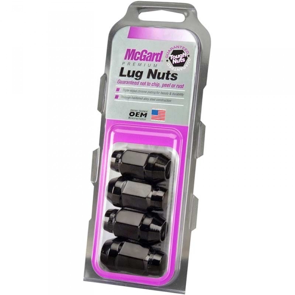 McGard 64074 Black Bulge Lug Nuts (4-Pack) | XDP