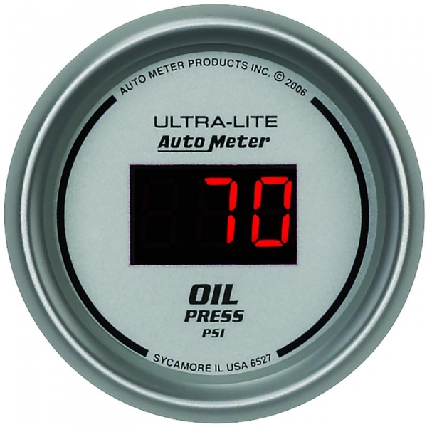 Image 1 for Auto Meter 6527 Ultra-Lite Digital Oil Pressure Gauge