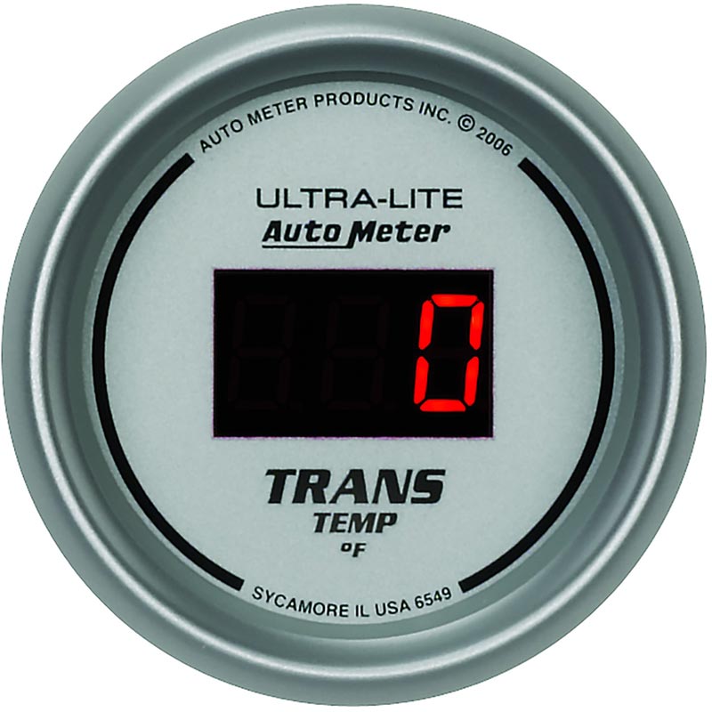 Auto Meter 6549 UltraLite Digital Transmission Temp. Gauge XDP