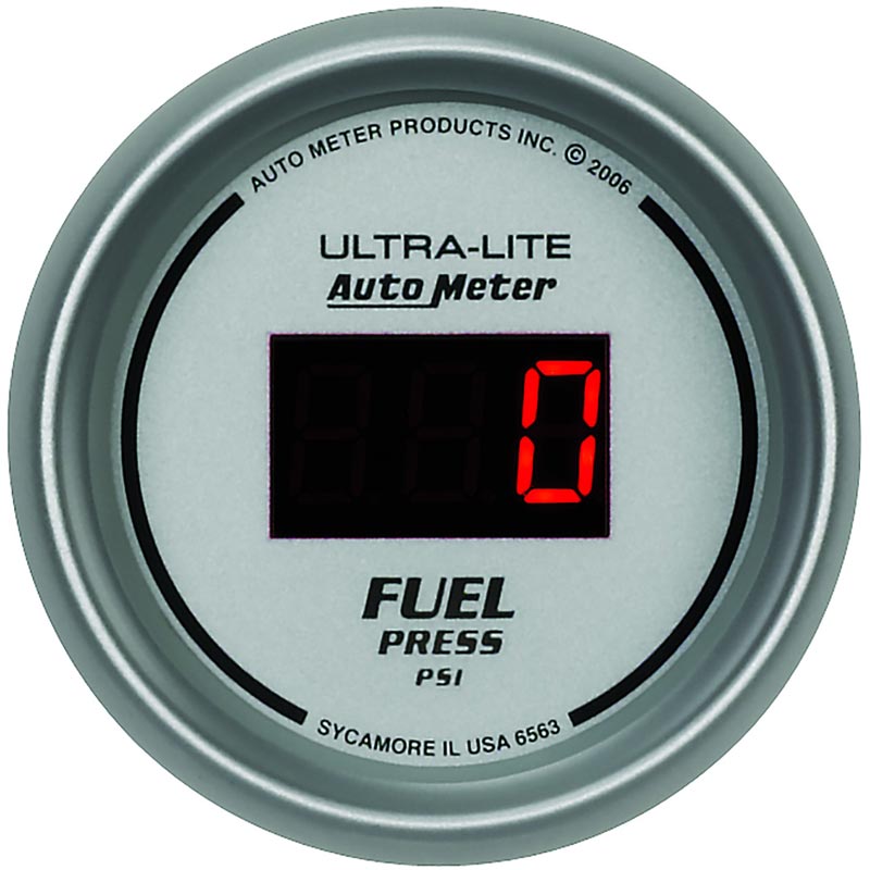 Auto Meter 6563 Ultra-Lite Digital Fuel Pressure Gauge