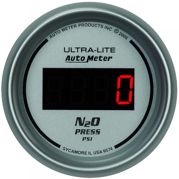 Image 1 for Auto Meter 6574 Ultra-Lite Digital Nitrous Pressure Gauge