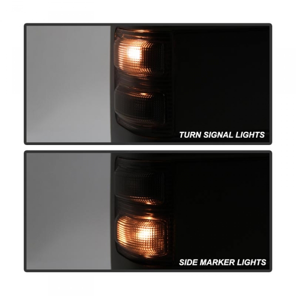 Spyder XTune 9935466 G2 Power Heated Smoke LED Telescoping Mirror