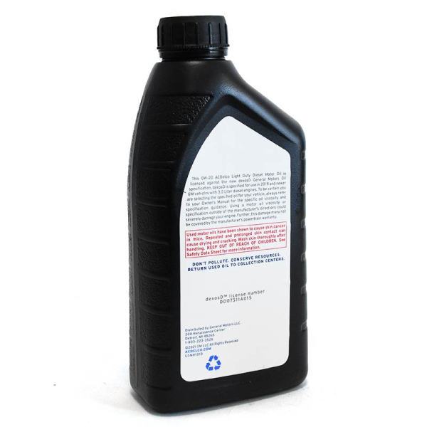 ACDelco 10-9277 0W-20 DexosD Engine Oil | XDP