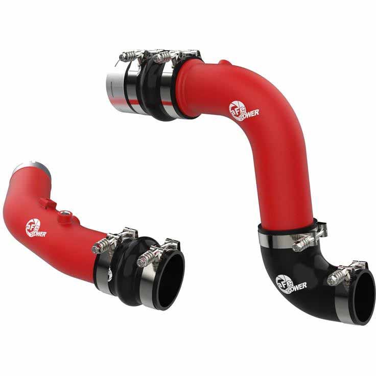 aFe BladeRunner 2.5in Red Intercooler Tubes Hot and Cold Side 12-16 Ford Focus ST 2.0L (t)