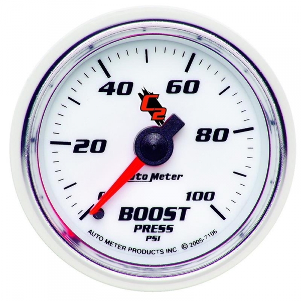 Image 1 for Auto Meter C2 Series Boost Gauge 7106