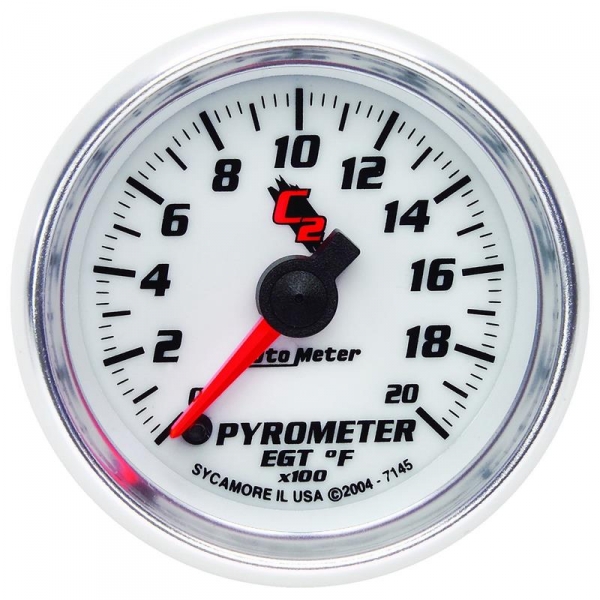Image 1 for Auto Meter C2 Series Pyrometer Gauge 7145