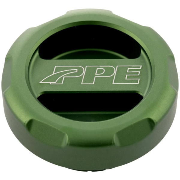 Image 1 for PPE Billet Fuel Cap with Built-In Magnet (Anodized Green) 273001000