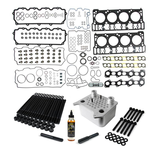 Ford 6.0L Powerstroke Top End Gasket Kit with Head Studs