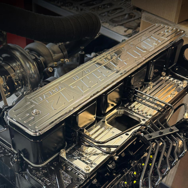 Image 1 for Industrial Injection PDM-02286 Polished Billet 12 Valve Engine Cover