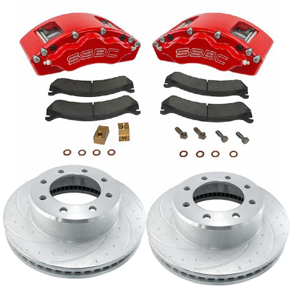 SSBC-USA A193-2-DS V6 6-Piston Brake Caliper & Rotor Kit (Front) | XDP