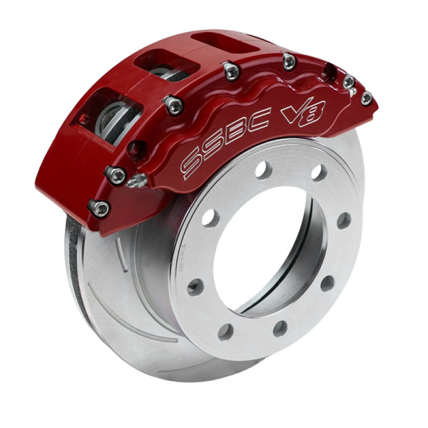 Image 1 for SSBC-USA A-193-1-DS V8 8-Piston Brake Caliper & Rotor Kit (Front)
