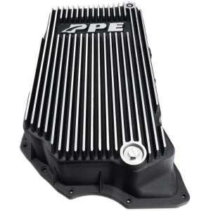PPE Heavy-Duty Cast Aluminum Deep Transmission Pan - Brushed
