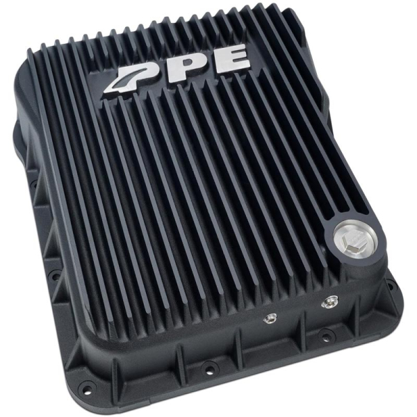 Image 1 for PPE 128052020 Low Profile Aluminum Transmission Pan - Black