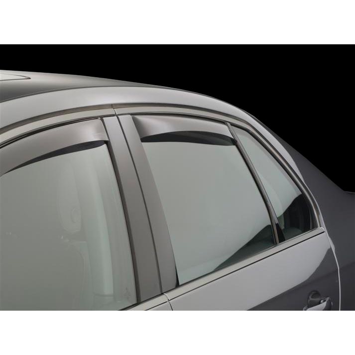 WeatherTech 81398 Dark Smoke Rear Side Window Deflectors XDP