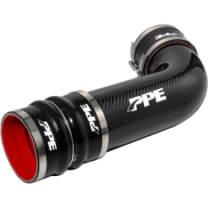 PPE Zilla Carbon Fiber Turbo Inlet Tube - Forged Carbon 115020070