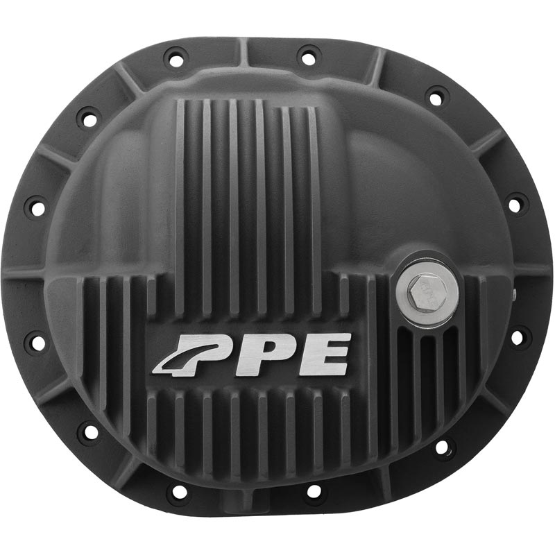 PPE Black Heavy-Duty Cast Aluminum Rear Differential Cover