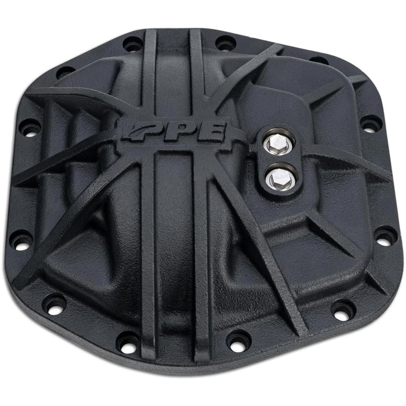 PPE M186 HD Nodular Iron Front Differential Cover - Black
