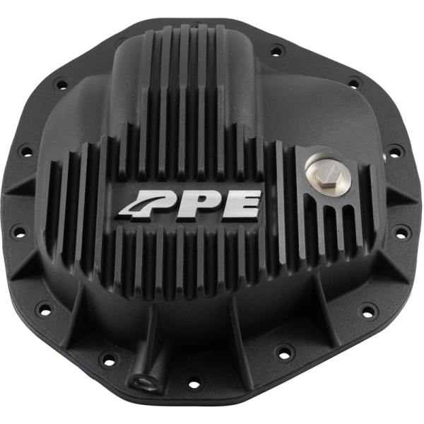 Image 1 for PPE 238053020 Heavy-Duty Cast Aluminum Rear Differential Cover - Black