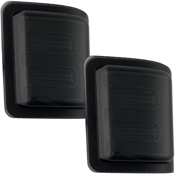 Image 1 for Recon Ultra High Power OLED Smoked White Side Mirror Lenses 264140WHBKS