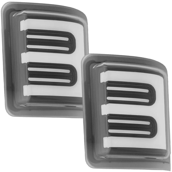 Image 1 for Recon Ultra High Power OLED Clear White Side Mirror Lenses 264140WHCLS