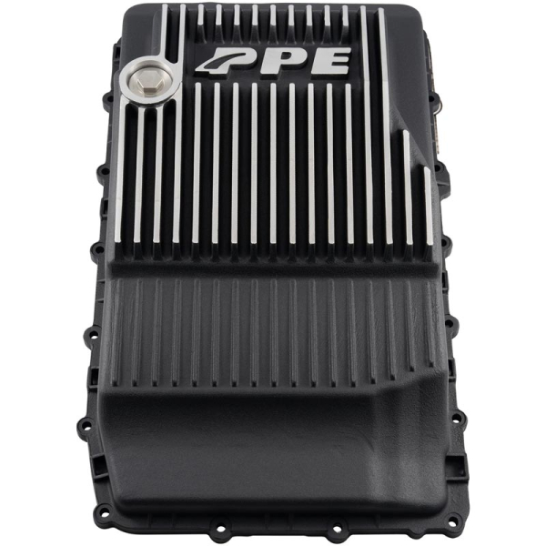 Image 1 for PPE 328053610 Heavy-Duty Aluminum 10R80 Deep Transmission Pan - Brushed