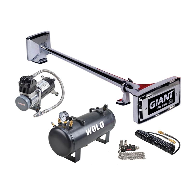 Wolo 826858 Giant Pro High Tone Lanyard Valve Air Horn Kit XDP