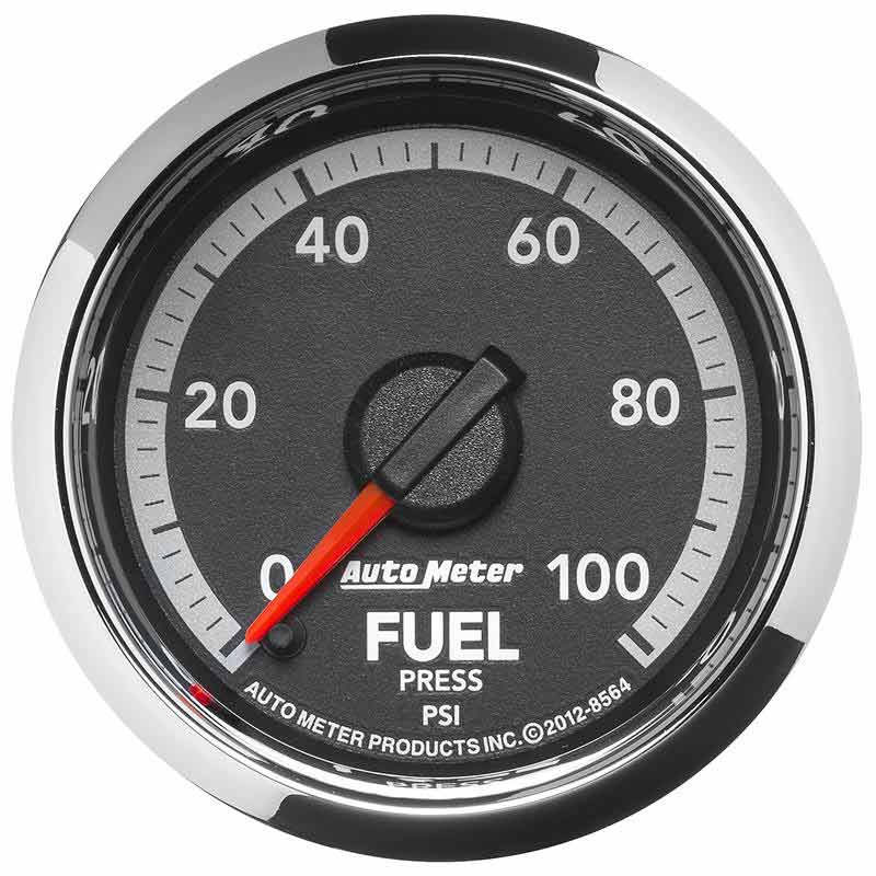 AutoMeter 200848-33 Fuel Pressure Gauge, 2 1/16 Inch, 15PSI, Slvr - View #4