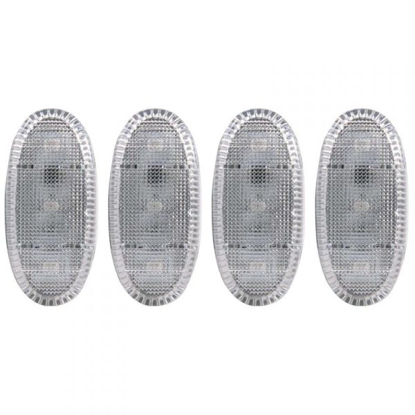 Image 1 for Anzo Clear LED Fender Lights 861108